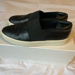 Vince Corbin Leather Slip-On Sneakers